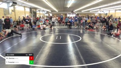 M 85 lbs Consolation - Mateo Danise, Nazareth vs Tristan Tresslar, Washington