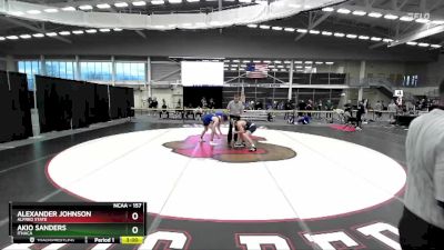 157 lbs Cons. Round 1 - Akio Sanders, Ithaca vs Alexander Johnson, Alfred State