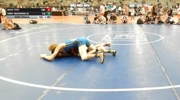 127 lbs Semifinal - Shay Fitz, TDWC Maniacs Blue - MS vs Tony Mohwish III, IRONWHALE - MS