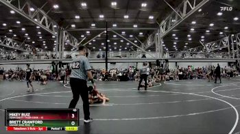 120 lbs Round 3 (8 Team) - Mikey Ruiz, Team Shutt Tyler Cook vs Brett Crawford, Savage King Pins
