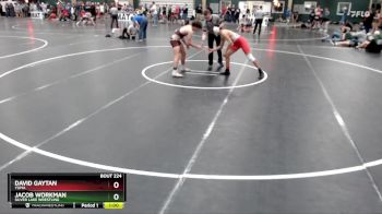 132 lbs Cons. Round 2 - David Gaytan, Yuma vs Jacob Workman, Silver Lake Wrestling