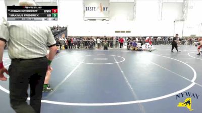 80 lbs Cons. Round 3 - Josiah Hutchcraft, Indian River Pee Wee Wrestling Club vs Maximus Frederick, All Heart Wrestling