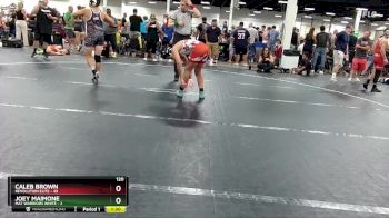 120 lbs Round 1 (6 Team) - Caleb Brown, Revolution Elite vs Joey Maimone, Mat Warriors White