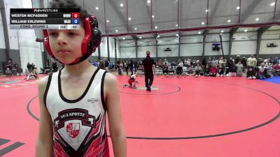 U10 FK - 77 lbs Cons. Round 2 - Maddox LaBoy, Sua Sponte Wrestling Club vs Jace Hanson, Twin City Wrestling Club
