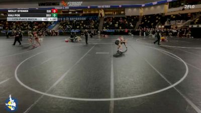 115 lbs 11th Place Match - Kali Poe, Solon vs Molly Steiner, Clinton