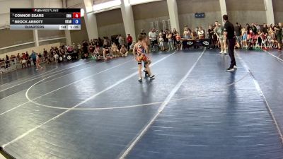 56 lbs Quarters - Connor Sears, Sanderson Wrestling Academy vs Brock Abbott, Utah