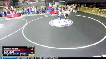 132 lbs Champ. Round 3 - Connor O`Balle, Vista High School Wrestling vs Evan Velez, Brawley Union High School Wrestling