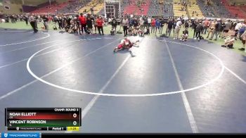 152 lbs Champ. Round 3 - Vincent Robinson, IL vs Noah Elliott, CA