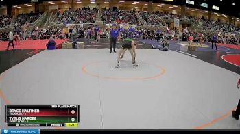 115 lbs Finals (8 Team) - Bryce Haltiner, Tillamook vs Tytus Hardee, Sweet Home