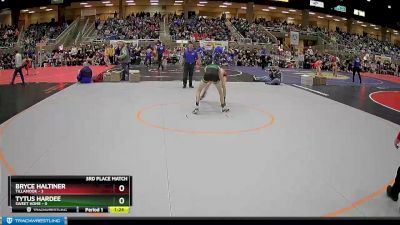 115 lbs Finals (8 Team) - Bryce Haltiner, Tillamook vs Tytus Hardee, Sweet Home