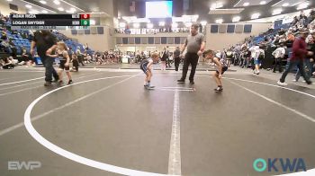 52 lbs Consi Of 8 #2 - Adan Reza, Watonga Youth Wrestling vs Logan Snyder, Hennessey Takedown Club