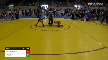 46 lbs Quarterfinal - Christopher Nemcovic, Habersham Jr. Raiders vs Arissa Cruz, FCA Coweta County Wrestling