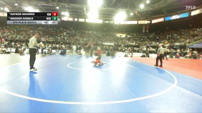 5A 98 lbs 5th Place Match - Kaynon Navarro, Nampa vs Bridger Kemble, Middleton