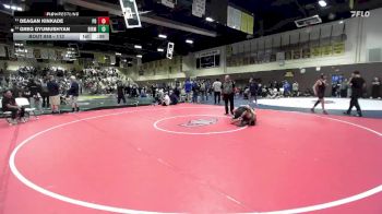 113 lbs Cons. Round 5 - Greg Gyumushyan, Birmingham vs Deagan Kinkade, Palm Desert