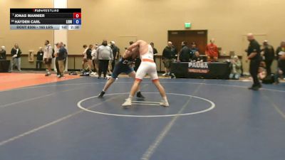 165 lbs Champ. Rd Of 32 - Jonas Mannier vs Hayden Carl, Legacy Dragons