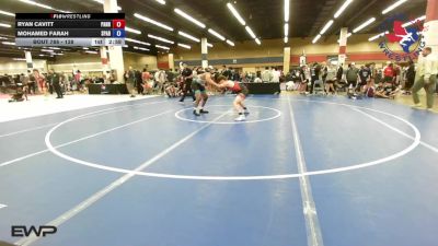 138 lbs Round Of 16 - Ryan Cavitt, Panhandle RTC vs Mohamed Farah, Spartan Mat Club