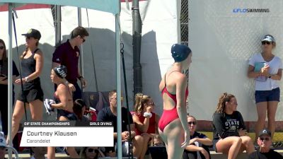 CIF State Championships, Diving Finals: Girls Part 2