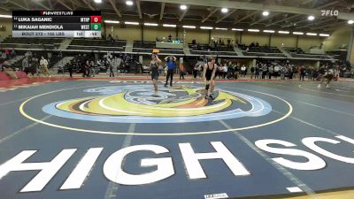 165 lbs Consi Of 8 #1 - Luka Saganic, Mt. Hope vs Mikaiah Mendiola, Westerly