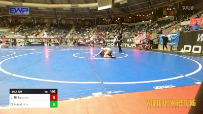 100 lbs 2nd Place - Joe Birkett, Sebolt Wrestling Academy vs Douglas Hazel, Henlopen Hammer