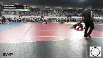120 lbs Semifinal - Piper Weaver, Cushing vs Aislyn Buckner, El Reno