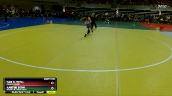 68 lbs Cons. Round 3 - Karter Sohn, BEA (Blue Earth Area) vs Dax Buttell, Mankato West