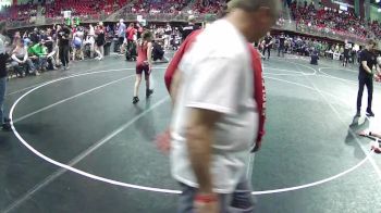 82 lbs Cons. Round 3 - Ella Eggert, Valentine Wrestling Club vs Aeryn Mckeough, Brady Youth Wrestling