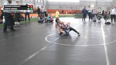 120 lbs Finals (8 Team) - Jackson Schwartz, Valor Wrestling vs Jordyn Jimenez, Mitten Mayhem
