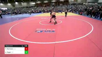 200 lbs Round Of 16 - Triton Marlowe, Kelseyville vs Leimana Fager, Corner Canyon Chargers