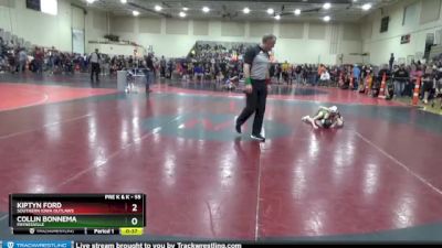 55 lbs Round 1 - Kiptyn Ford, Southern Iowa Outlaws vs Collin Bonnema, Paynesville