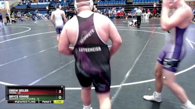 285 lbs Round 1 - Evan Lutkemeier, Minden vs Kiva Clark, Sedgwick County/Fleming