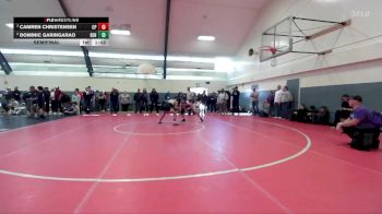 140 lbs Semifinal - Camren Christensen, College Park vs Dominic Garingarao, Benicia