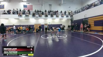 105 lbs Cons. Round 2 - Issac Partridge, Worland Middle School vs Braxton Layne, Lovell Middle School