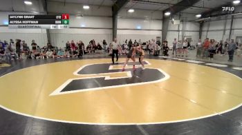 130 lbs Quarterfinal - Jaylynn Grant, Lingle-Ft. Laramie/Southeast vs Alyssa Hoffman, Burns/Pine Bluffs