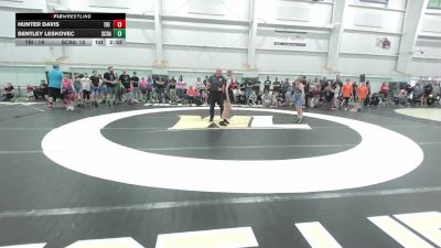 80 lbs Round Robin 3 - Hunter Davis, Tri State Hammers - EL vs Bentley Leskovec, ScrapYard Wrestling Club - EL