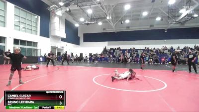 77 lbs Quarterfinal - Bruno Lechiara, MTC vs Camiel Guizar, Powerline Wrestling