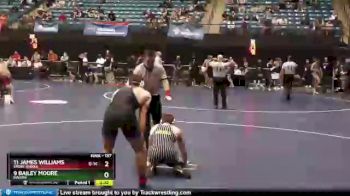 157 lbs Cons. Round 4 - 9 Bailey Moore, Marian vs 11 James Williams, Embry-Riddle