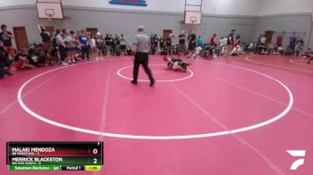 110 lbs Round 1 (6 Team) - Malaki Mendoza, BB Wrestling vs Merrick Blackston, Big Dog Ranch