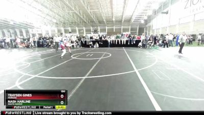 150 lbs Cons. Round 3 - Traysen Gines, Morgan vs Nash Harline, South Summit
