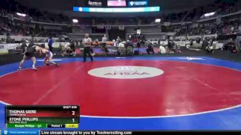 7A 106 lbs 1st Place Match - Thomas Giere, Thompson HS vs Stone Phillips, Vestavia Hills