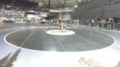 63 lbs Champ. Round 2 - Jacobey Lamothe, White River Hornets Wrestling Club vs Zeike DeLaRosa, Moses Lake Wrestling Club