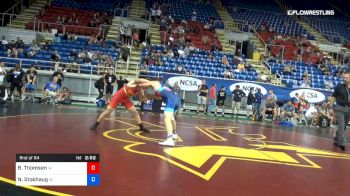 145 lbs Rnd Of 64 - Blake Thomsen, Iowa vs Nate Stokhaug, Wisconsin
