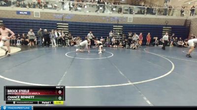 170 lbs Semifinal - Chance Bennett, 208 Badgers vs Brock Steele, Uncle Rico`s Freestyle Wrstl`n