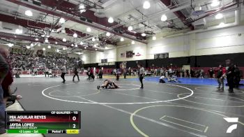 115 lbs Champ. Round 1 - Jayda Lopez, Redlands East Valley vs Mia Aguilar Reyes, Heritage