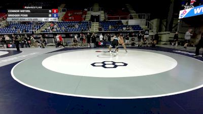 175 lbs Cons. Rd Of 64 - Connor Wetzel, PA vs Bridger Foss, OR