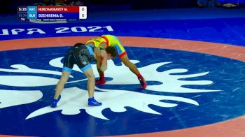 79 kg Quarterfinal - Makhambet Nurzhaubayev, Kaz vs Dzmitry Dzenisenia, Blr