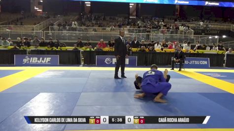 Cauã Rocha Araújo vs Kellyson Carlos De Lima Da Silva 2025 Pan Jiu Jitsu IBJJF Championship