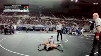 145-D1 1st Place Match - Sienna Whitington, Arizona College Prep vs Isabella SantaMaria, Cienega
