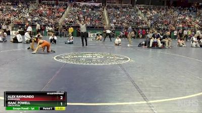 2A 106 lbs Quarterfinal - Isaac Powell, Lincolnton vs Alex Raymundo, Randleman