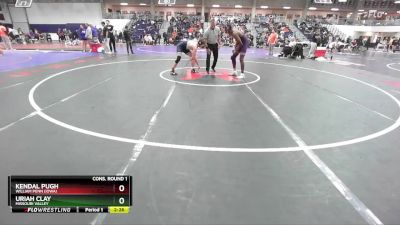 174 lbs Cons. Round 1 - Kendal Pugh, William Penn (Iowa) vs Uriah Clay, Missouri Valley