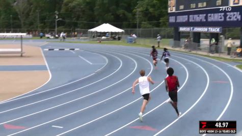 Youth Boys' 400m, Semi-Finals 12 - Age 15-16